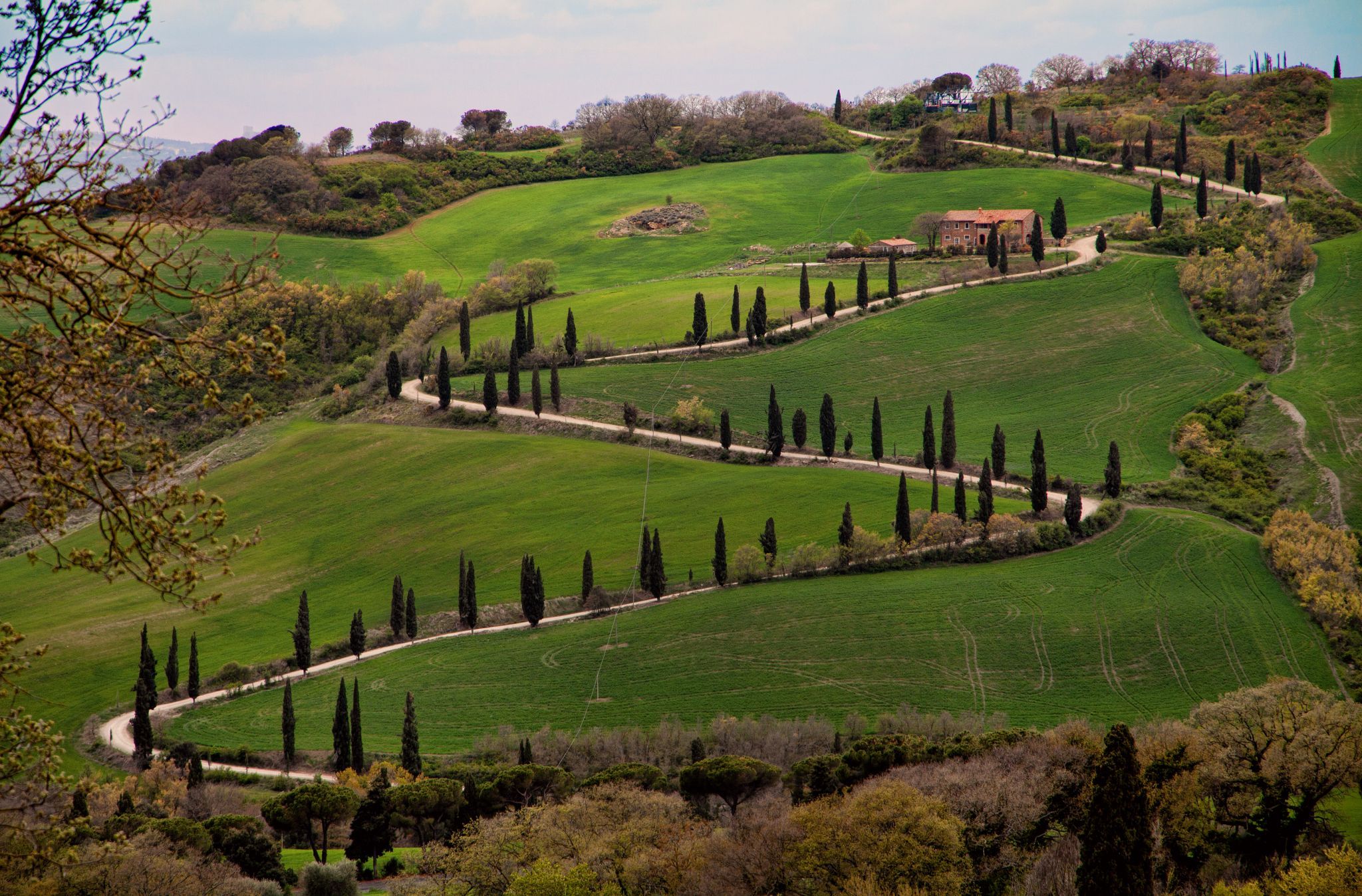 Winding road, Italy
