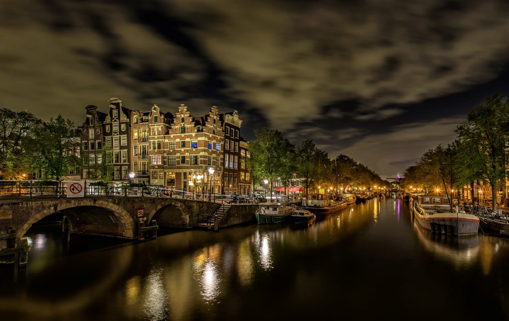 Amsterdam Nightscape, Netherlands