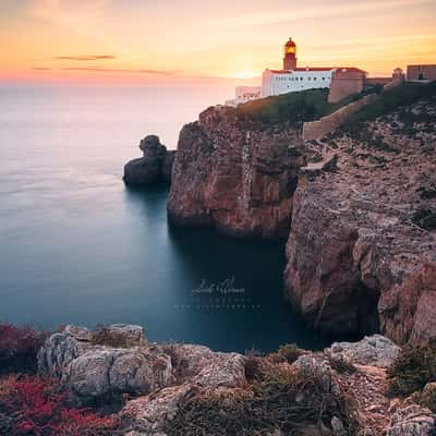 At the end of the world, Cabo de São Vicente, Algarve, Portugal