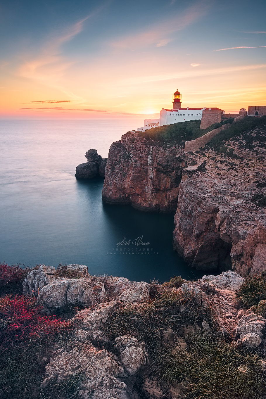 At the end of the world, Cabo de São Vicente, Algarve, Portugal