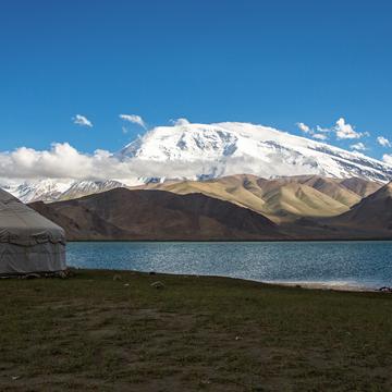 View of the Muztagk Ata, Tajikistan
