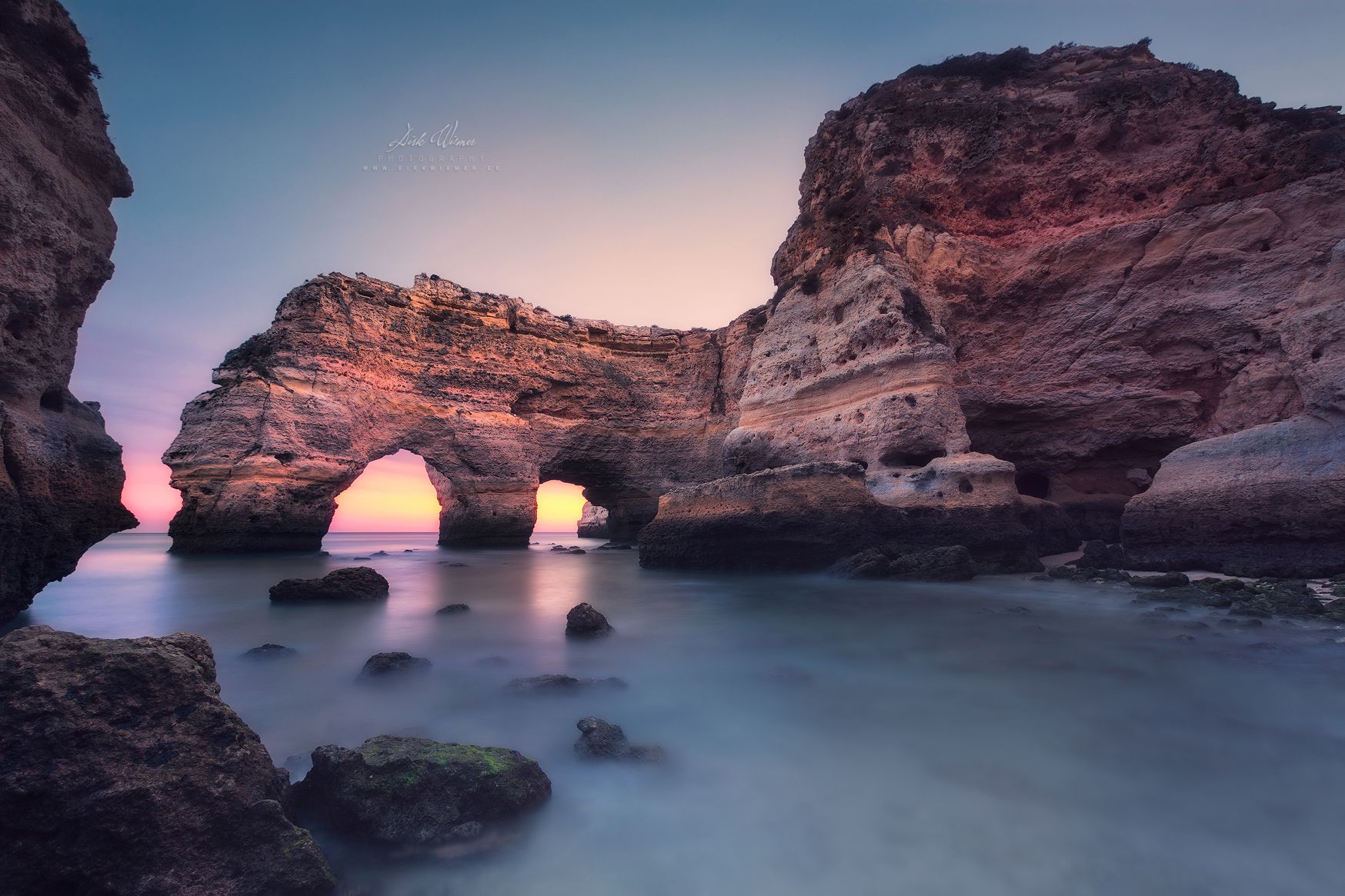 Beach at Marinha, Portugal