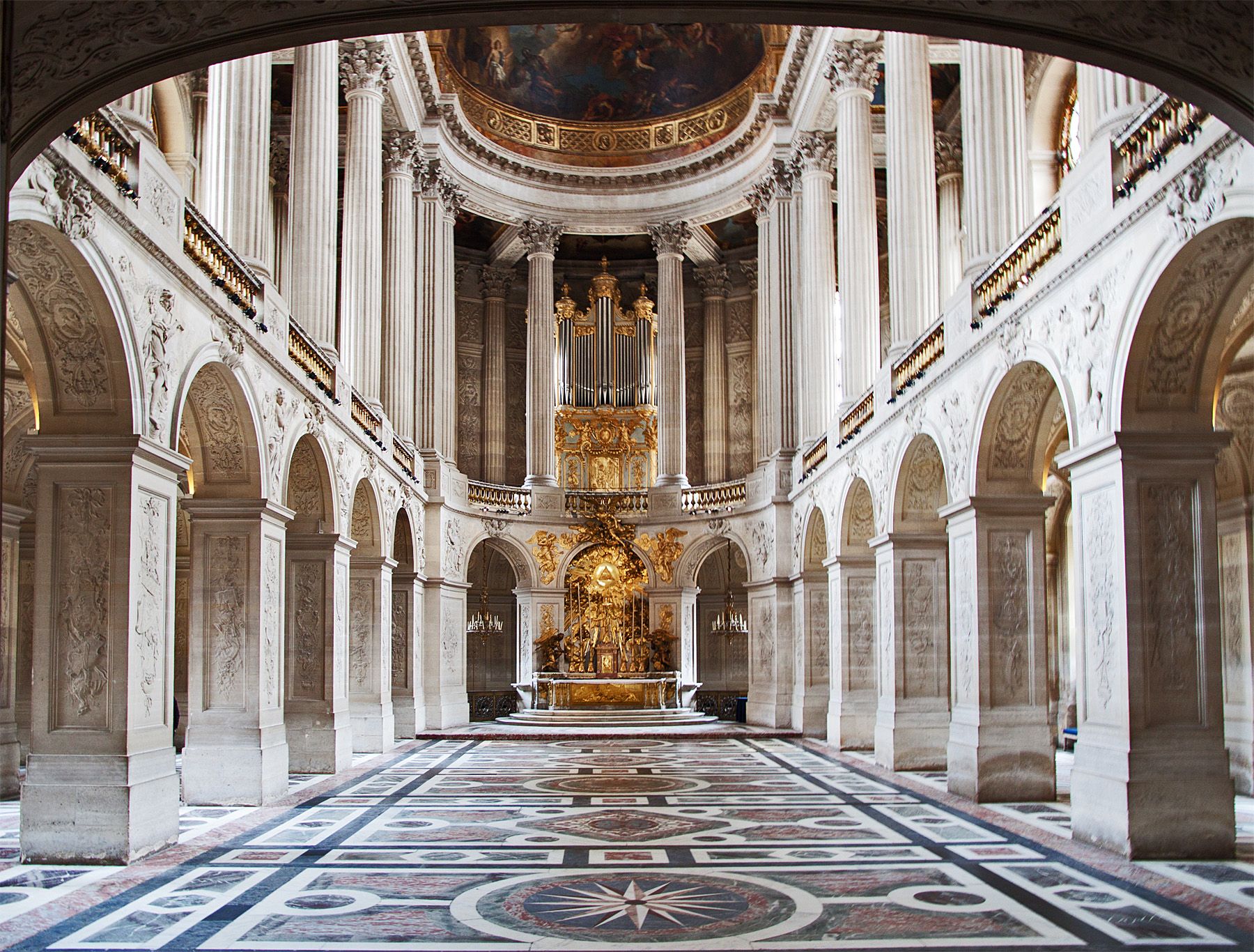 Palace of Versailles from the inside, France