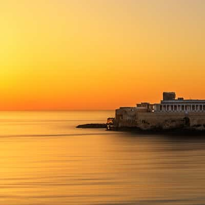 Sunrise over Paceville, Malta