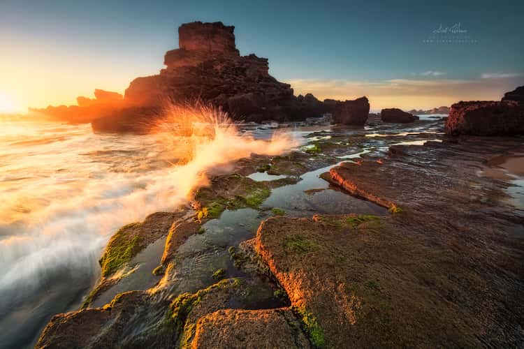 Golden Sunbeams (Praia do Castelejo)