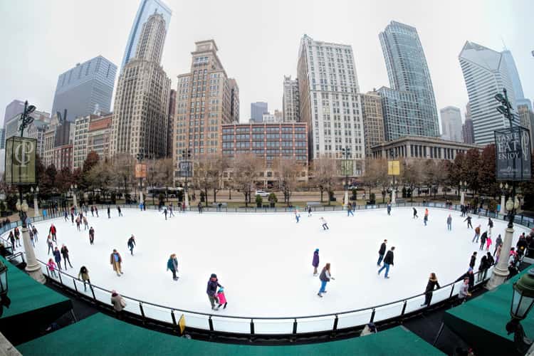 Millenium Park Ice Skating