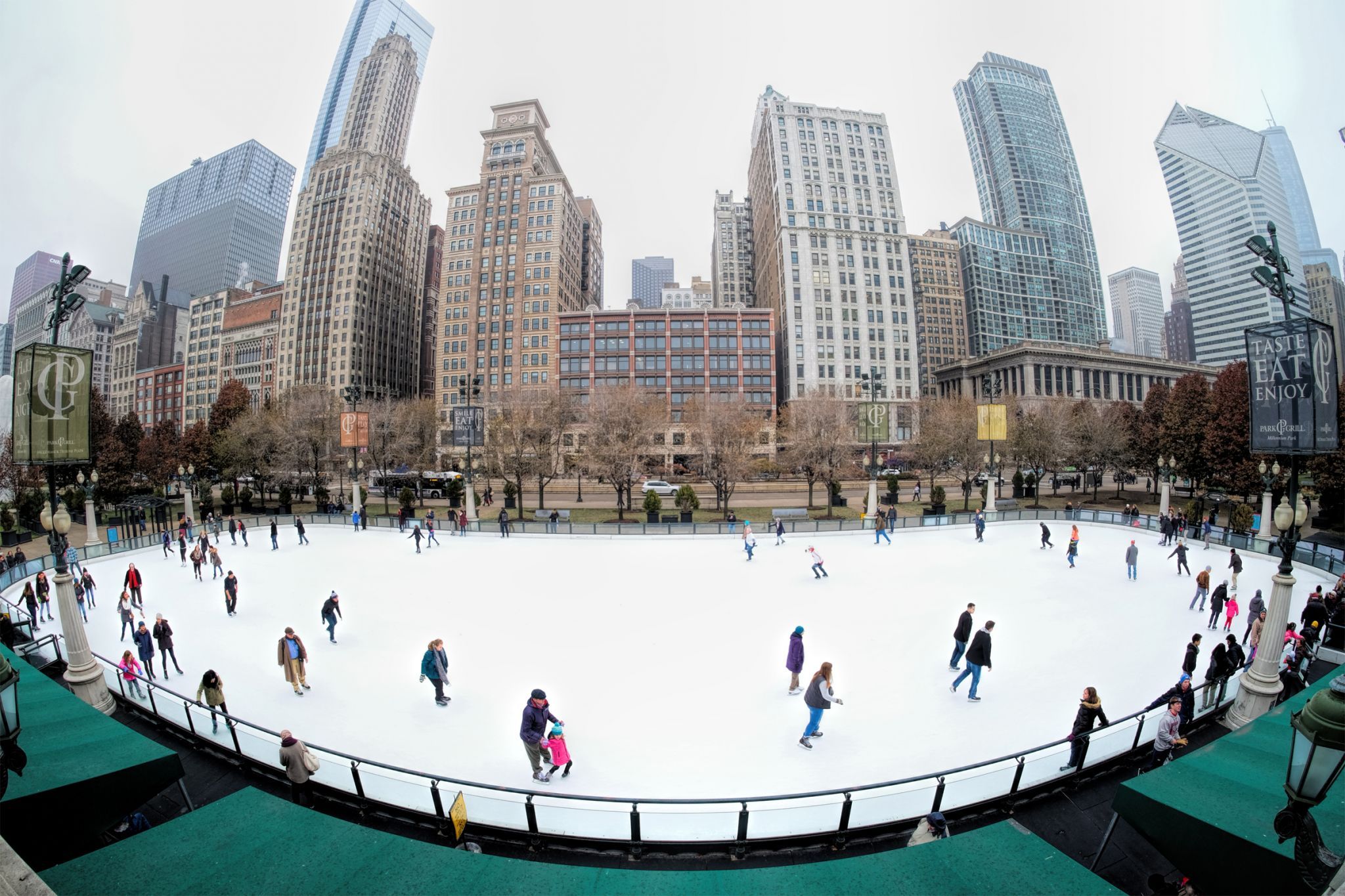 Millenium Park Ice Skating, USA