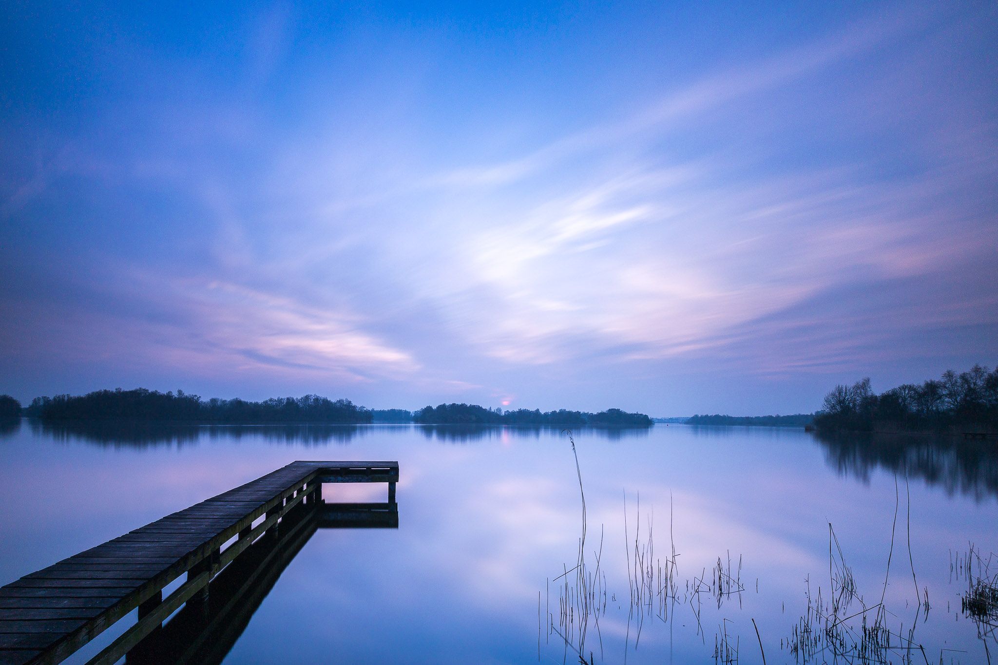 Pier near Groningen, Netherlands