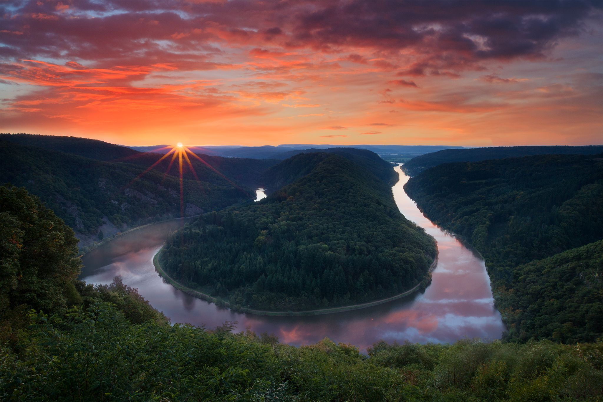 Saarschleife/Saar Loop, Mettlach, Germany