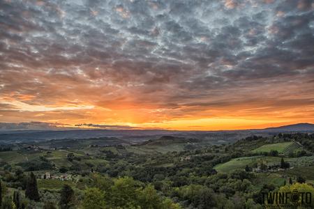 Sunrise in the Tuscany