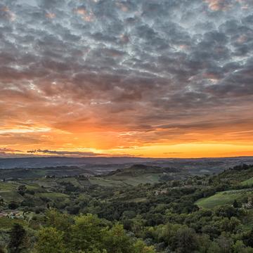 Sunrise in the Tuscany, Italy