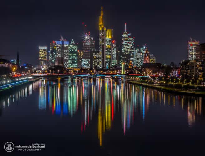 The Deutschherrnbridge, Frankfurt am Main
