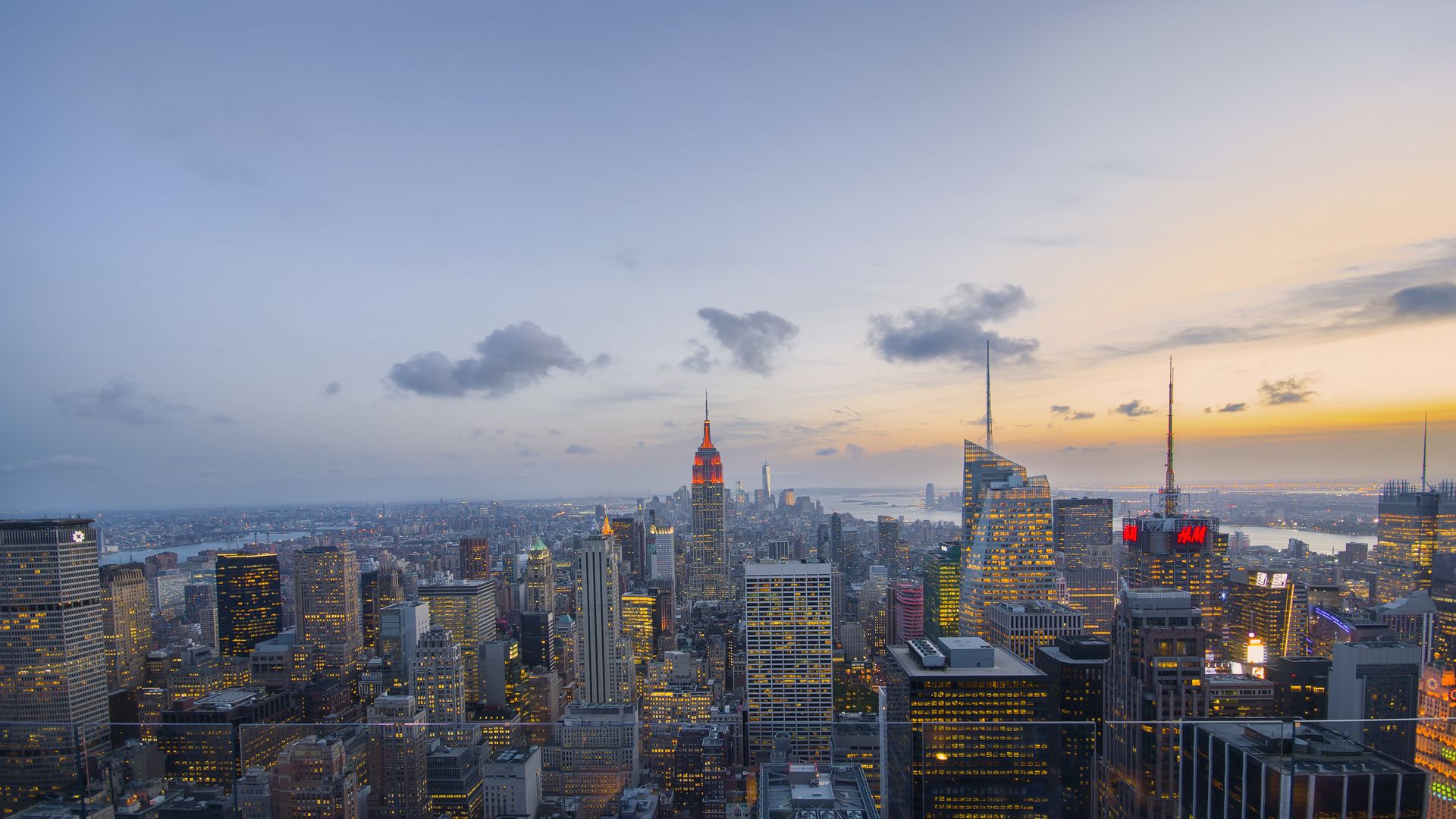 View from “Top of the Rock“, New York City, USA