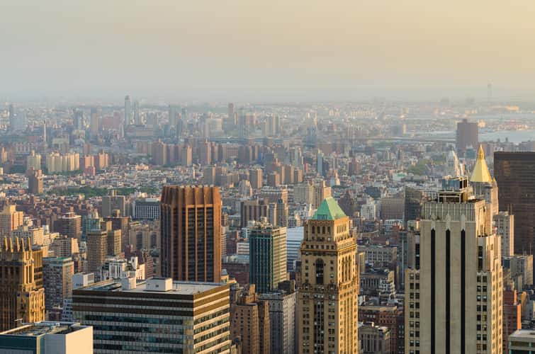View from “Top of the Rock“, New York City