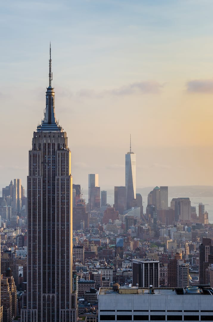 View from “Top of the Rock“, New York City, USA