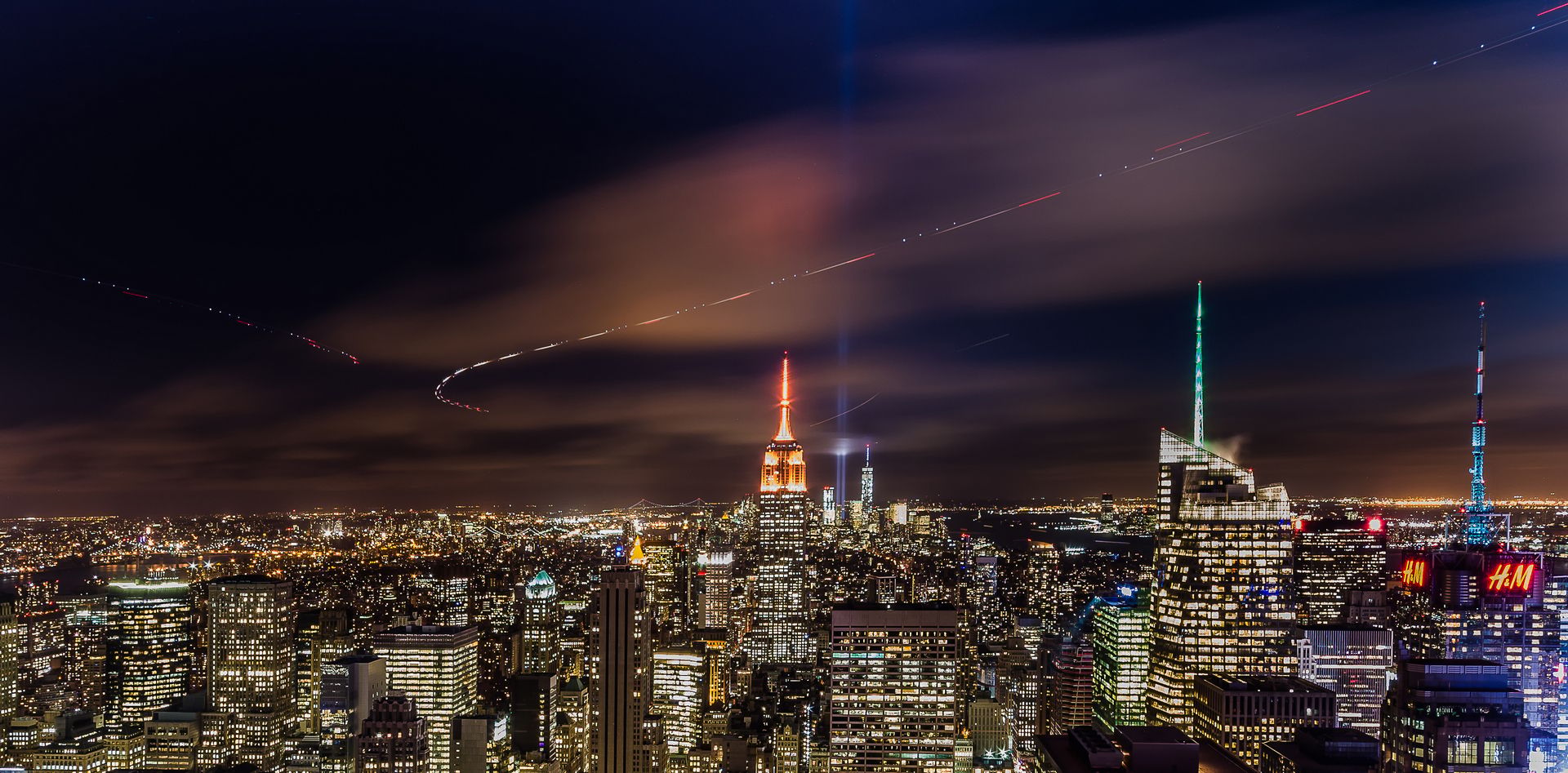 View from “Top of the Rock“, New York City, USA
