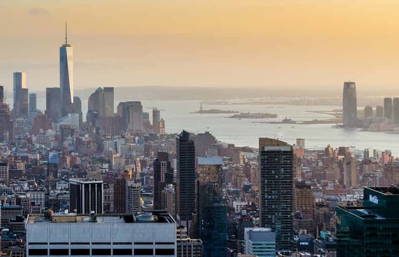 View from “Top of the Rock“, New York City