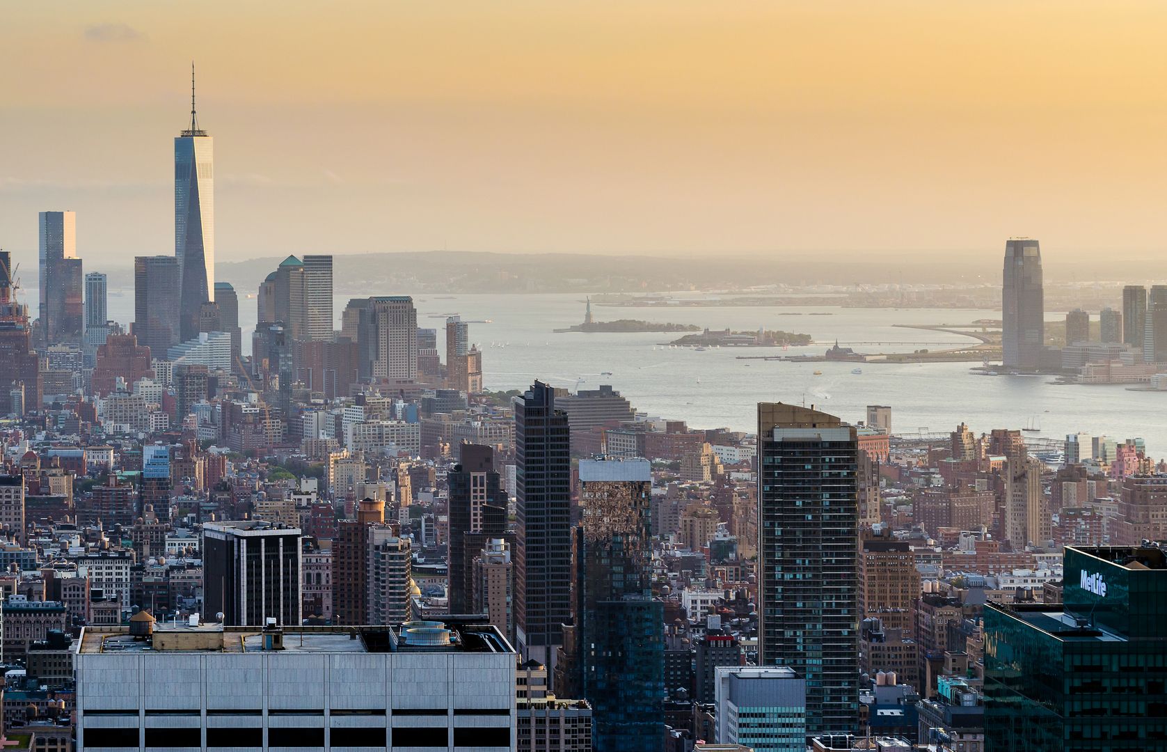 View from “Top of the Rock“, New York City, USA