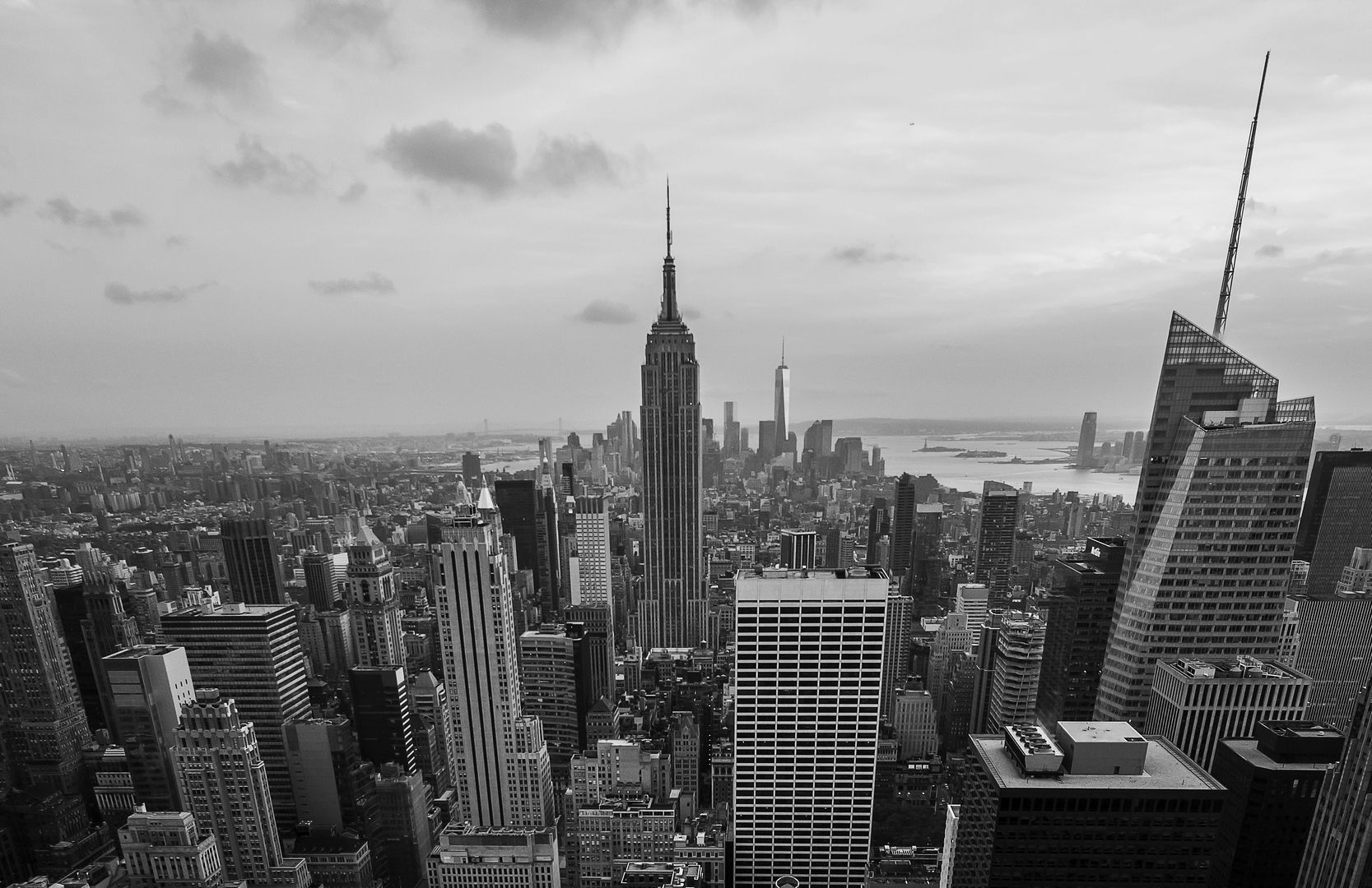 View from “Top of the Rock“, New York City, USA