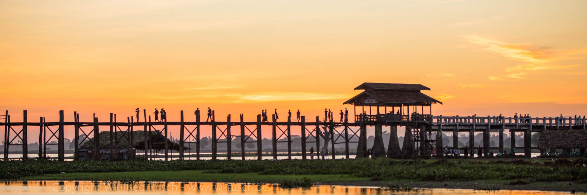 U Bein Bridge, Myanmar