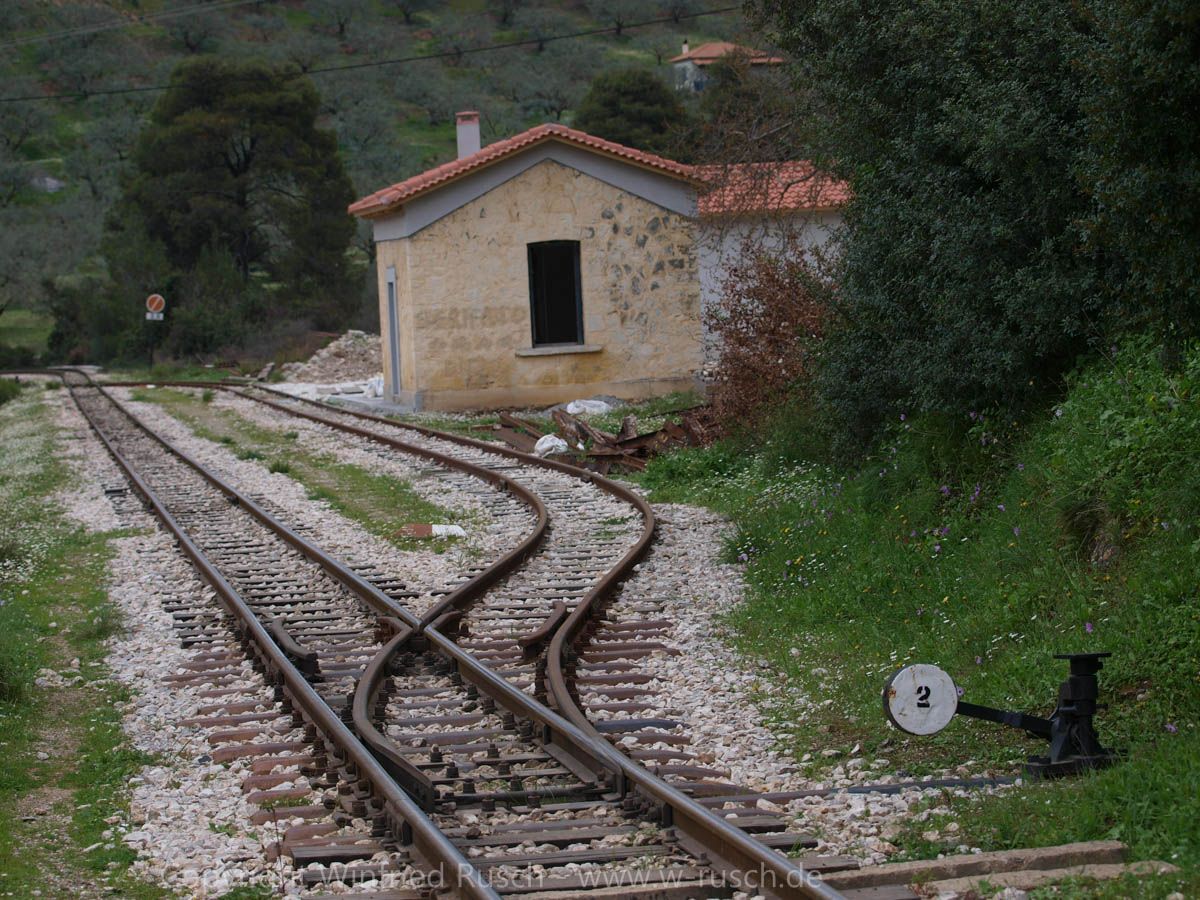 Zahnradbahn nach Mega Spileon, Greece