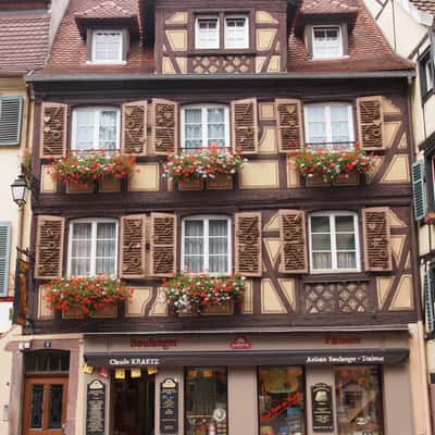 Half-timbered house in Colmar, France