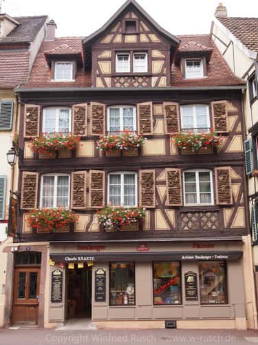 Half-timbered house in Colmar