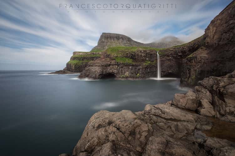 Múlafossur Waterfall