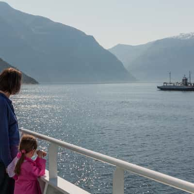 Ferries Fodnes-Mannheller, Sognefjord, Norway