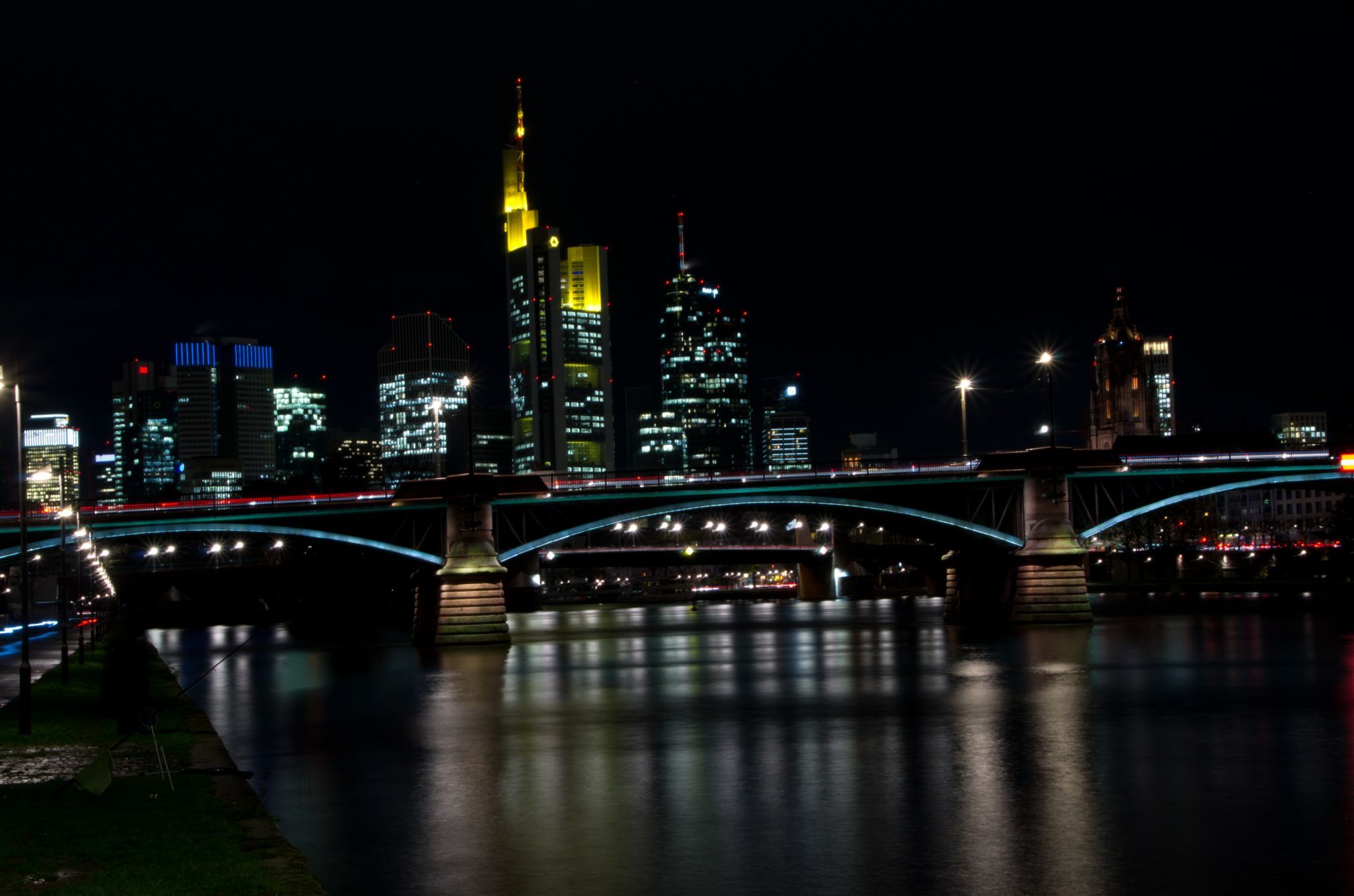 Frankfurt am Main, near Flößerbrücke, Germany