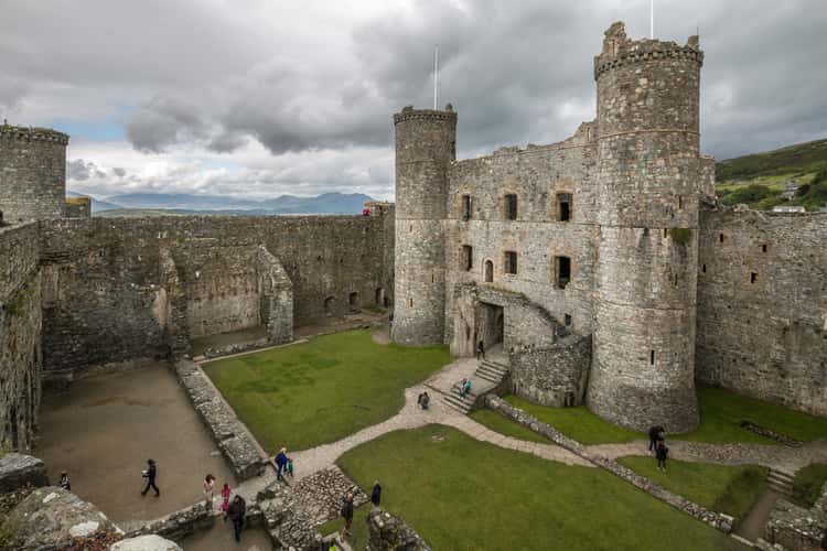 Harlech Castle, Snowdonia, Wales