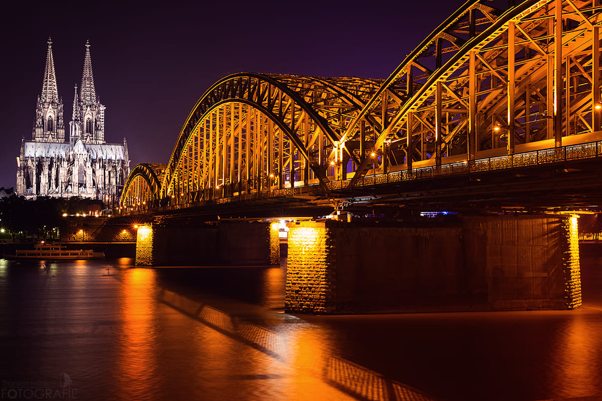 Hohenzollern Bridge with Cologne Cathedral, Cologne, Germany