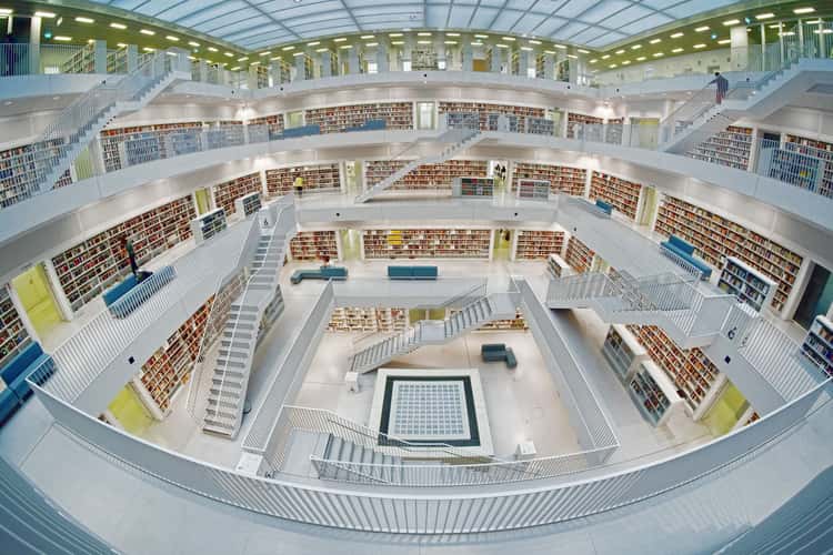 Inside City Library, Stuttgart
