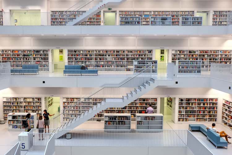 Inside City Library, Stuttgart