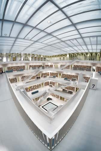 Inside City Library, Stuttgart