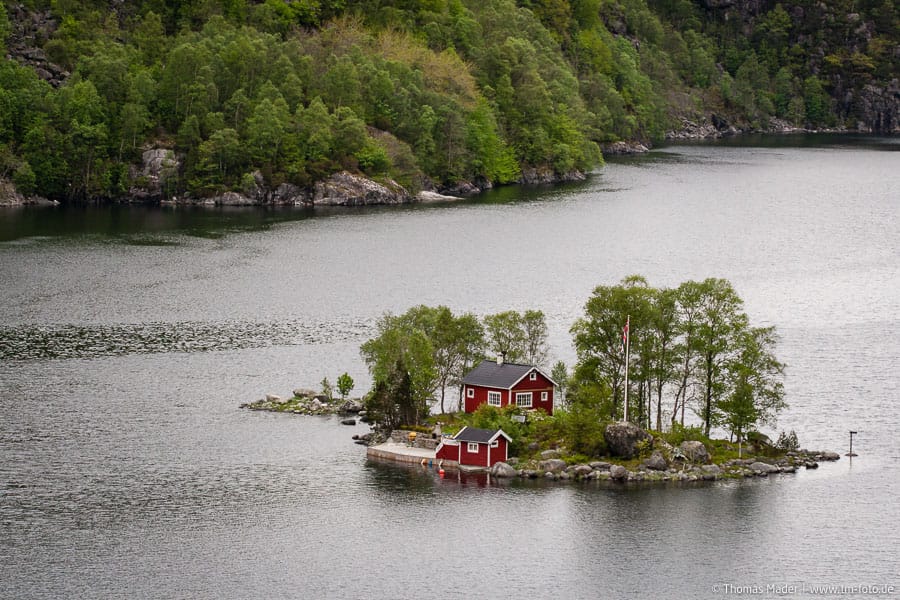 Island of Lovrafjorden, Norway