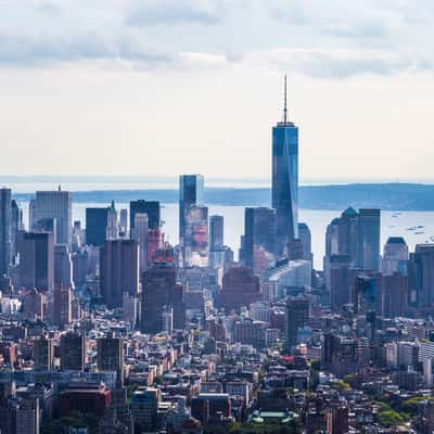 Manhatten from Empire State, USA