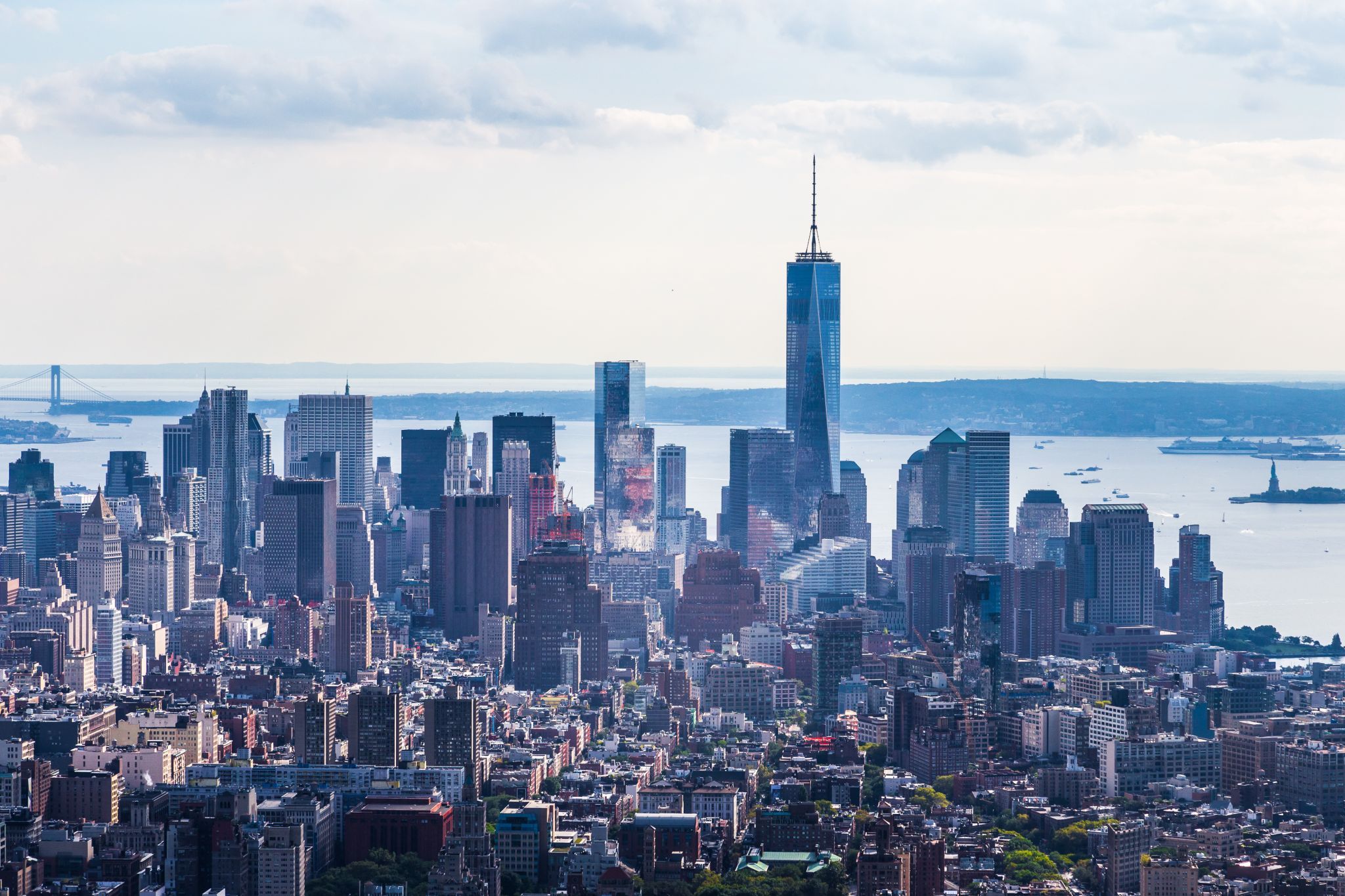 Manhatten from Empire State, USA