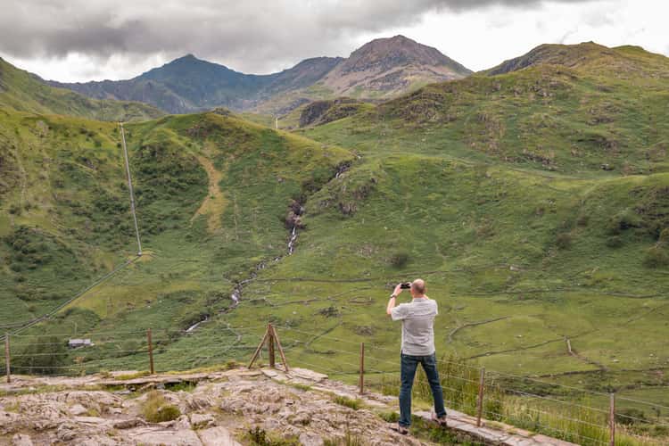 Mount Snowdon from Lookout Car Park