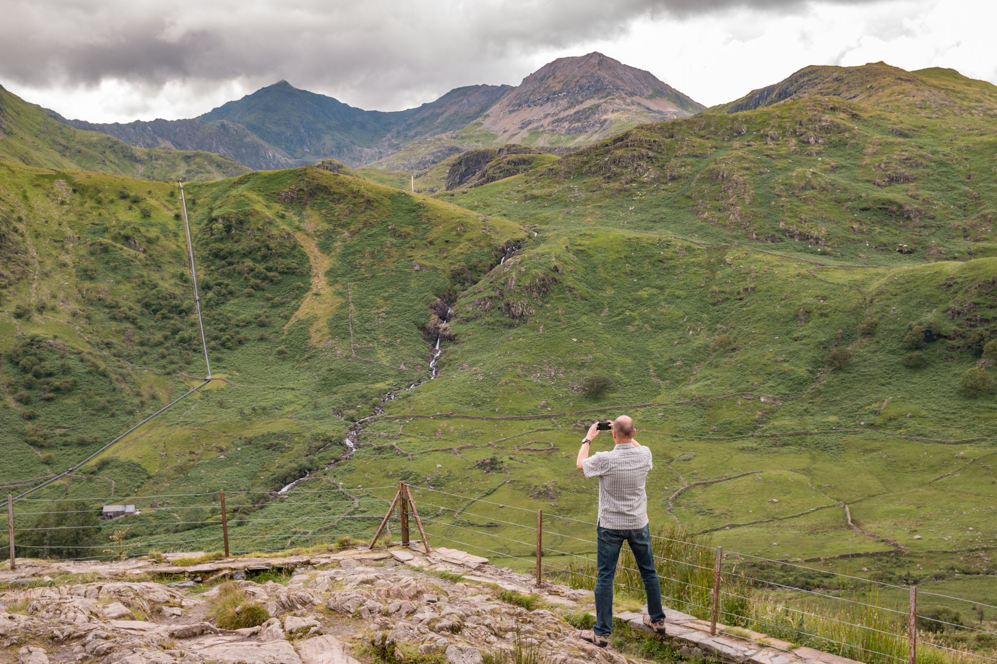 Mount Snowdon from Lookout Car Park, United Kingdom