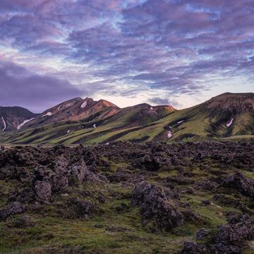 Mountain formation at Landmannalaugar, Iceland