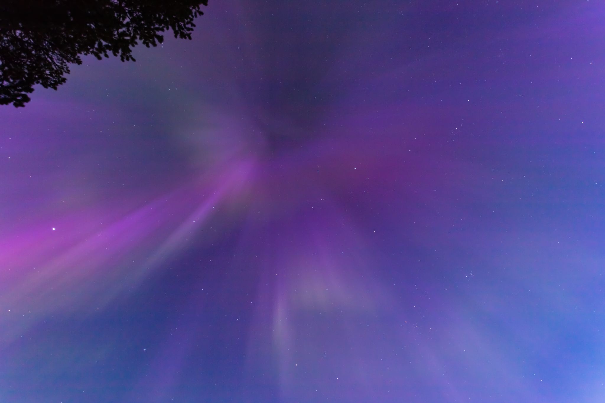 Northern Lights seen from Ollilian Lomamajat, Finland