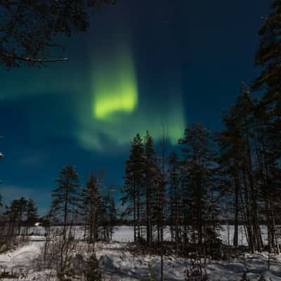 Northern Lights seen from Saija, Finland