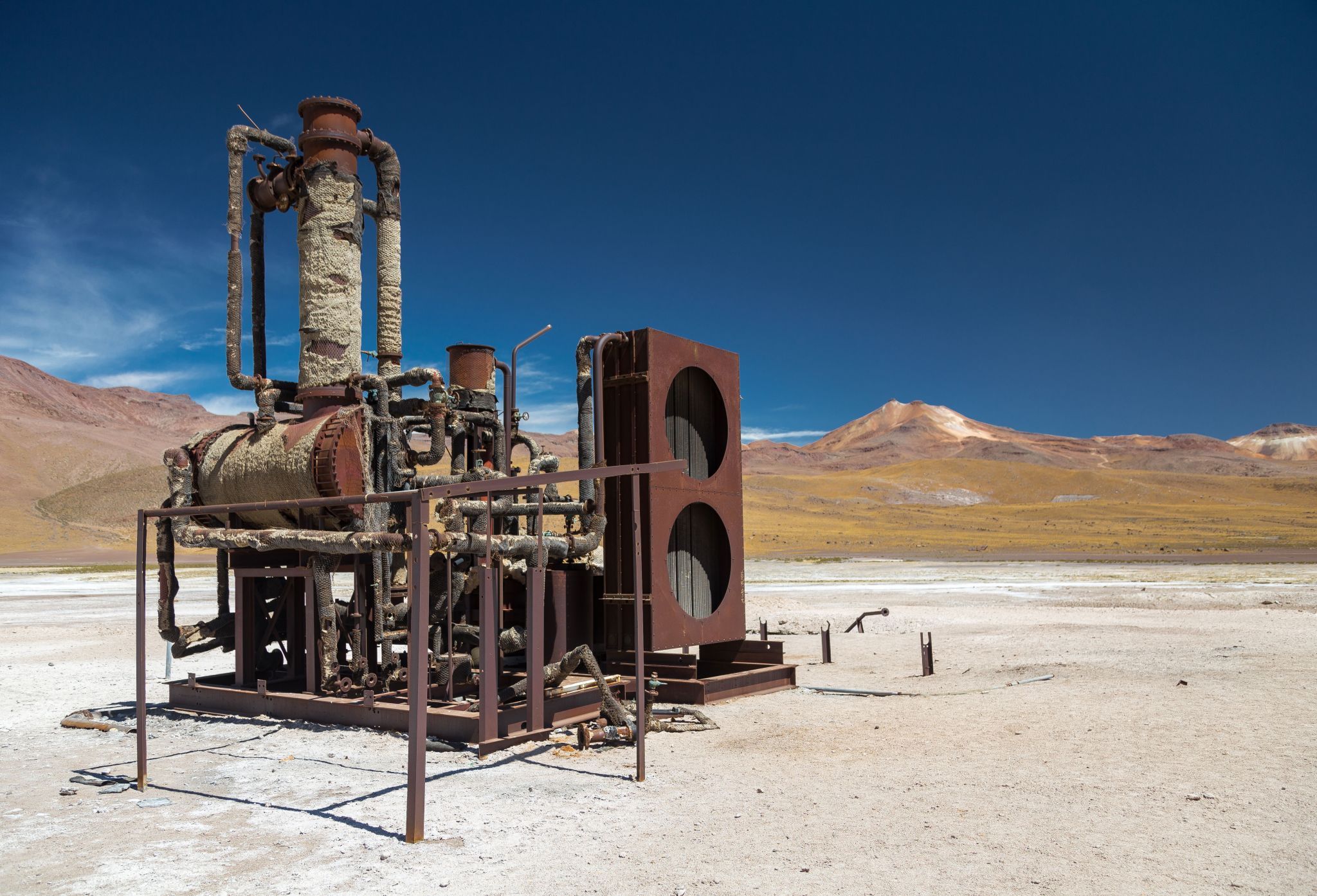 Pump Station, Parque Geotermico Gyser del Tatio, Chile
