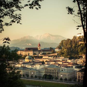 Salzburg from Kapuzinerberg, Austria
