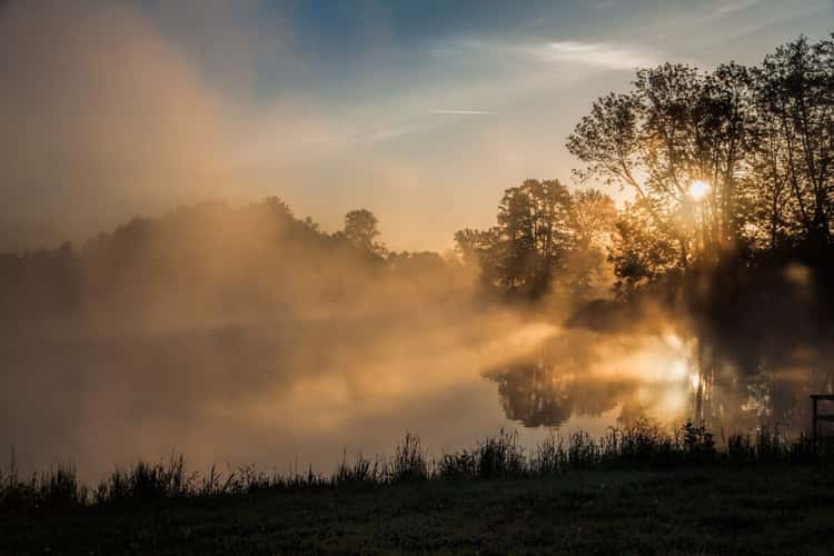 Sunrise at the lake
