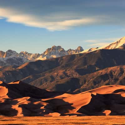 Sunset Lookout at Great Sand Dunes National Park, Colorado, USA