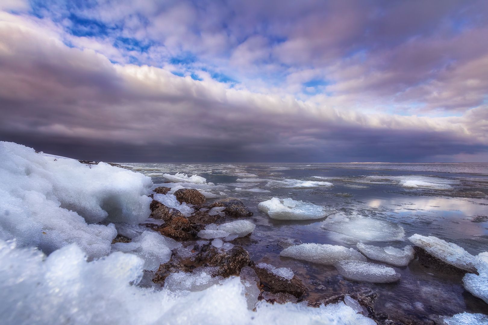 The North Sea Coast, near Den Helder, Netherlands