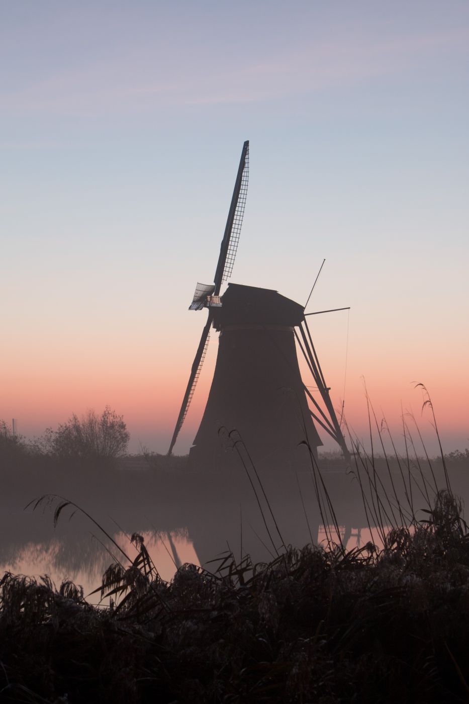 the windmills of kinderdijk, Netherlands