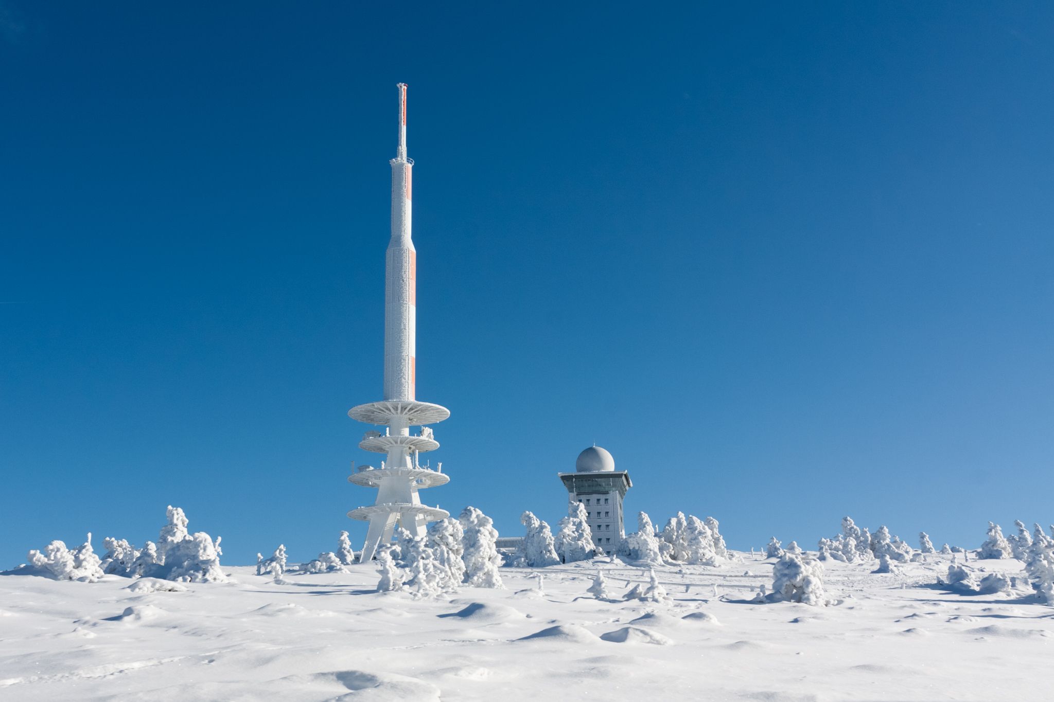 Transmitters on the Brocken Summit, Germany